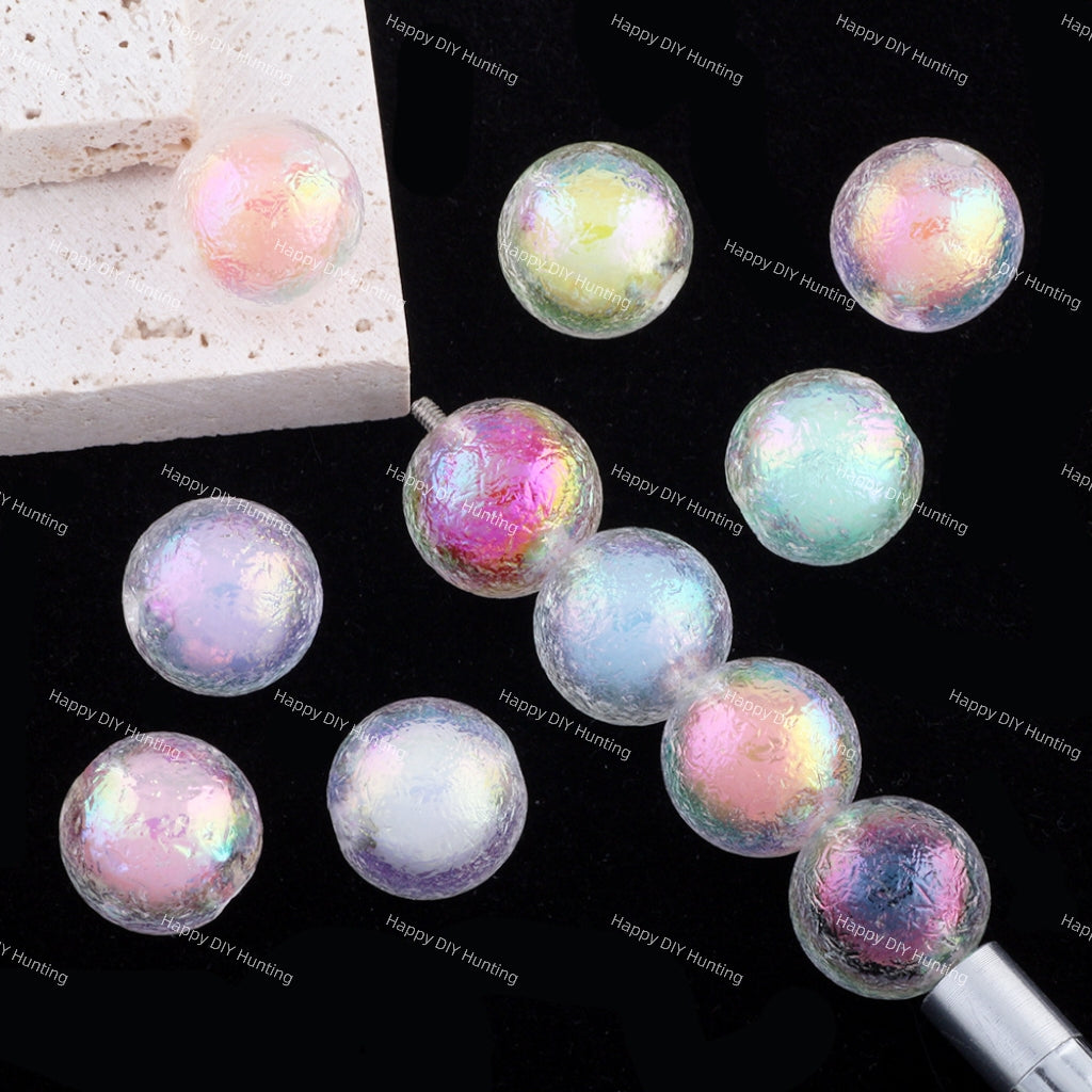 16mm Dpuble Layer Glossy Fantasy Acrylic Beads