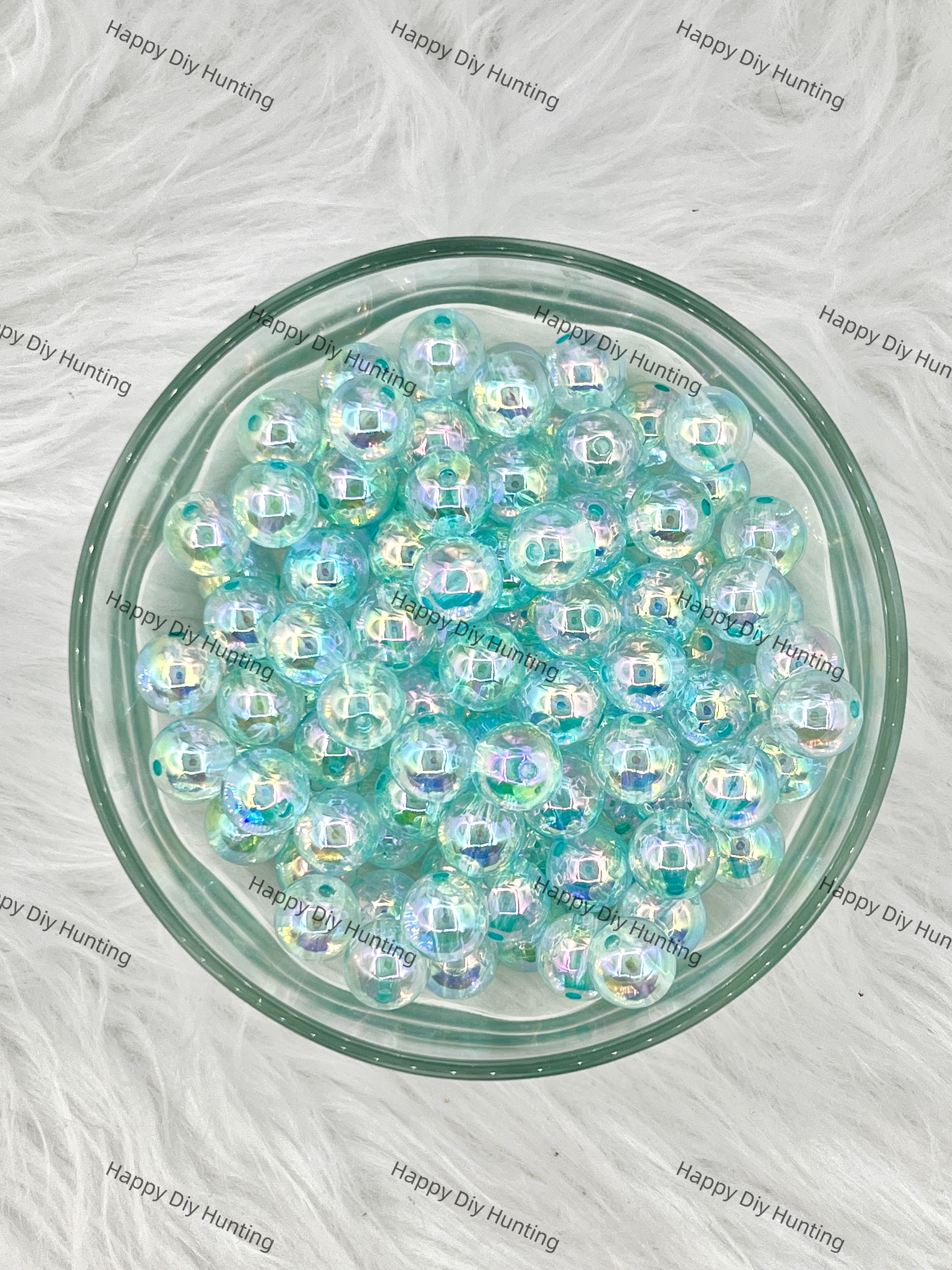 16mm Teal color Acrylic Beads Wholesale