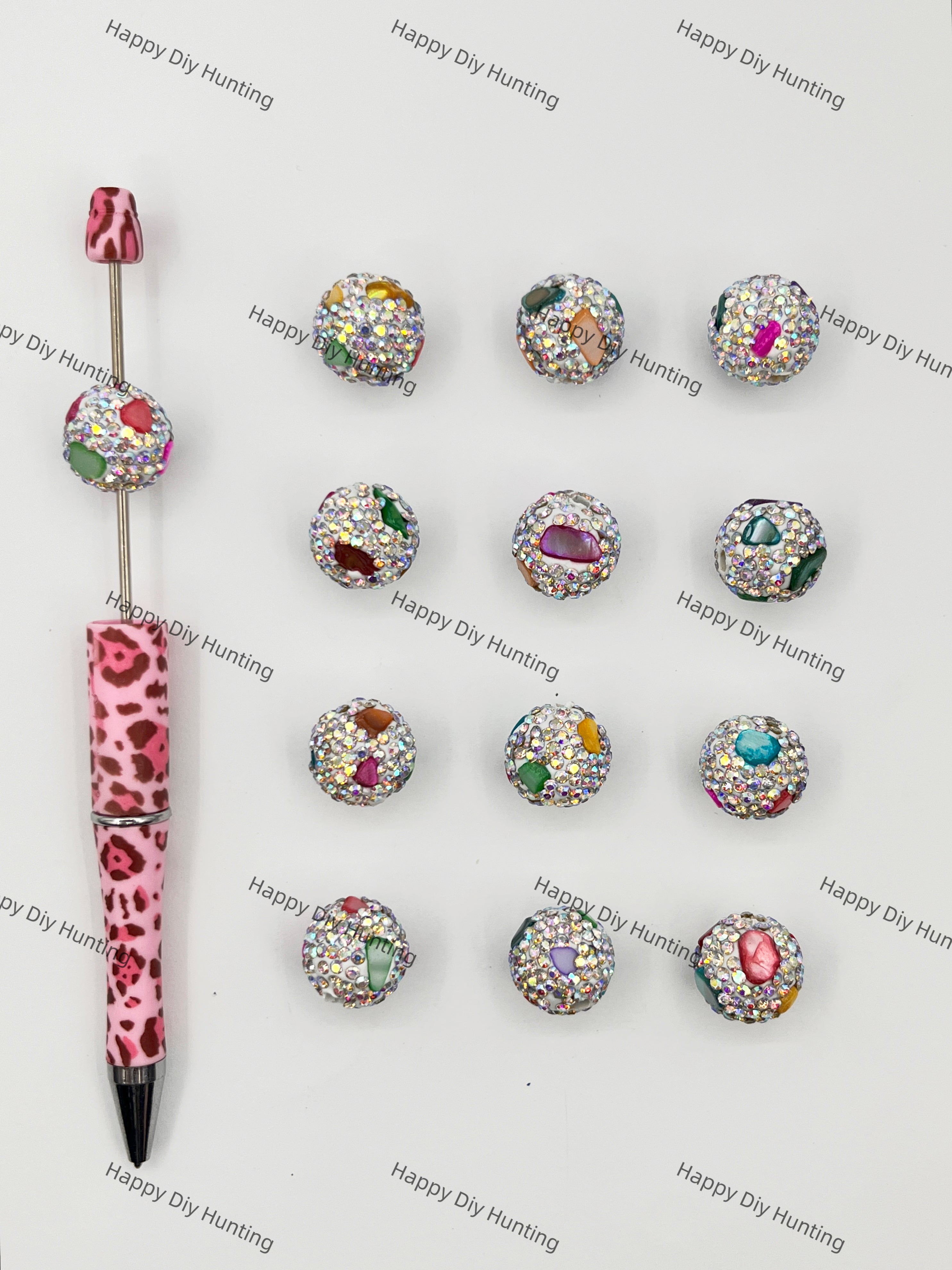 Fancy Round Rhinestone  Beads