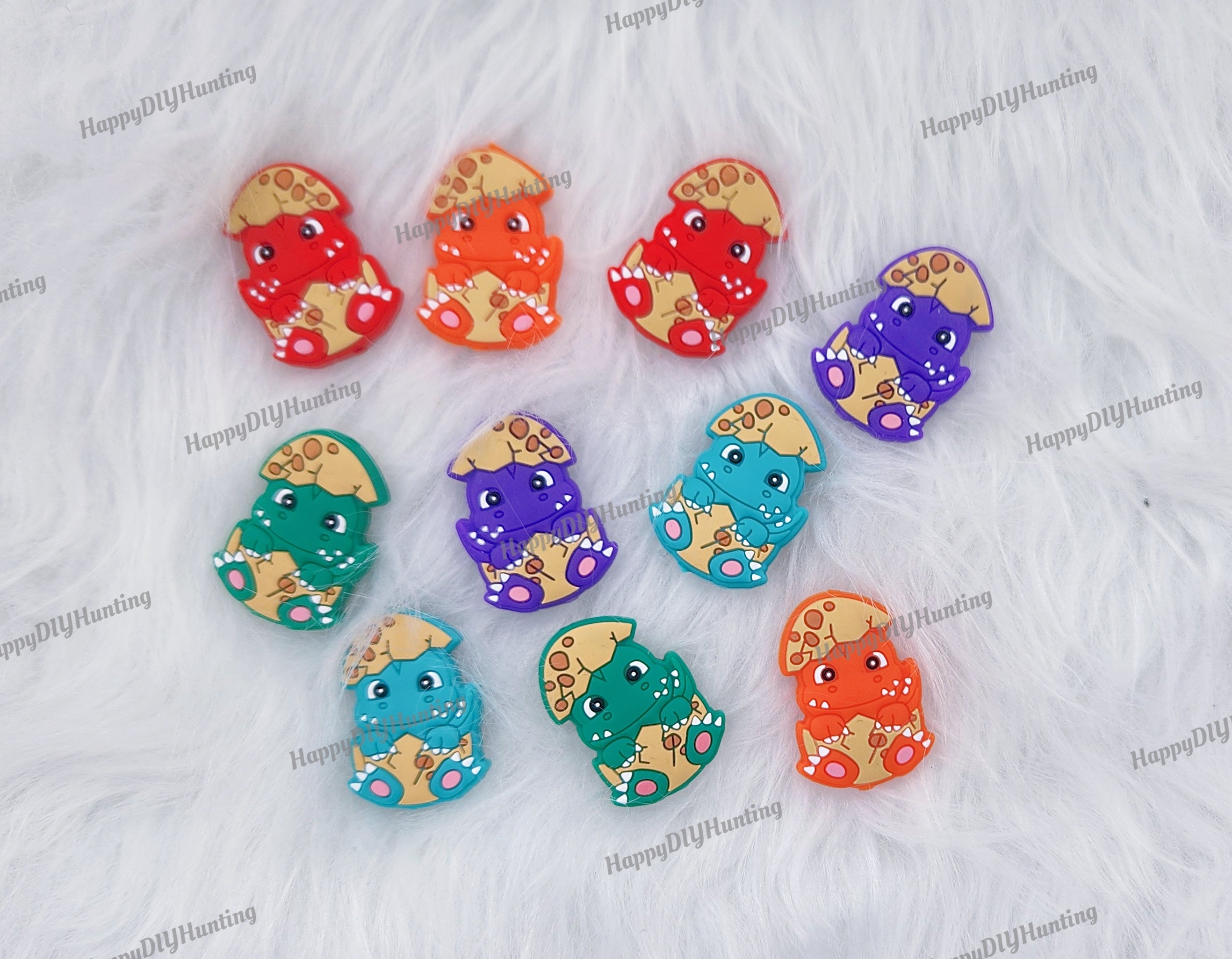 Baby Dinosaur Animal Silicone Focal Beads Wholesale, silicone focal beads for pens
