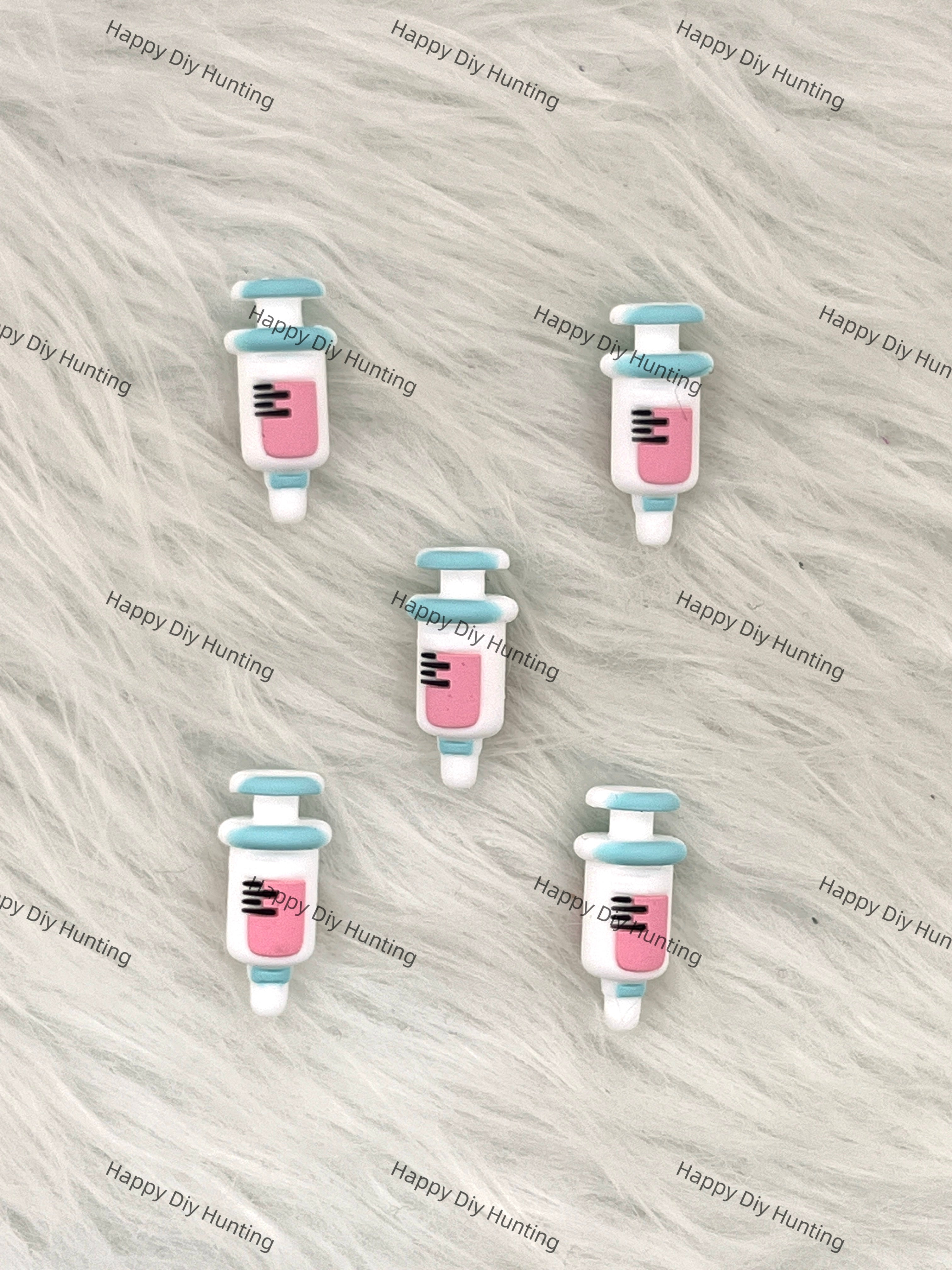 3D Syringe Silicone Focal Beads Wholesale, nurse focal beads