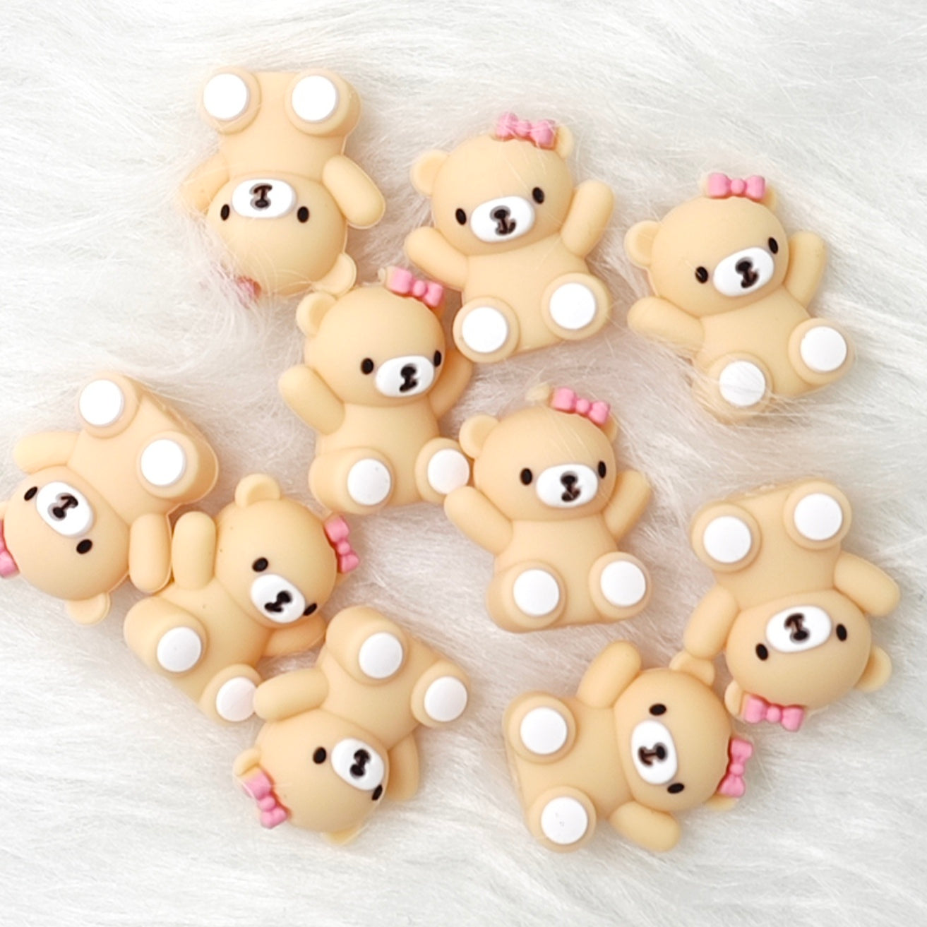 3d cute bear Silicone Focal Beads Wholesale, Animal Focal Beads