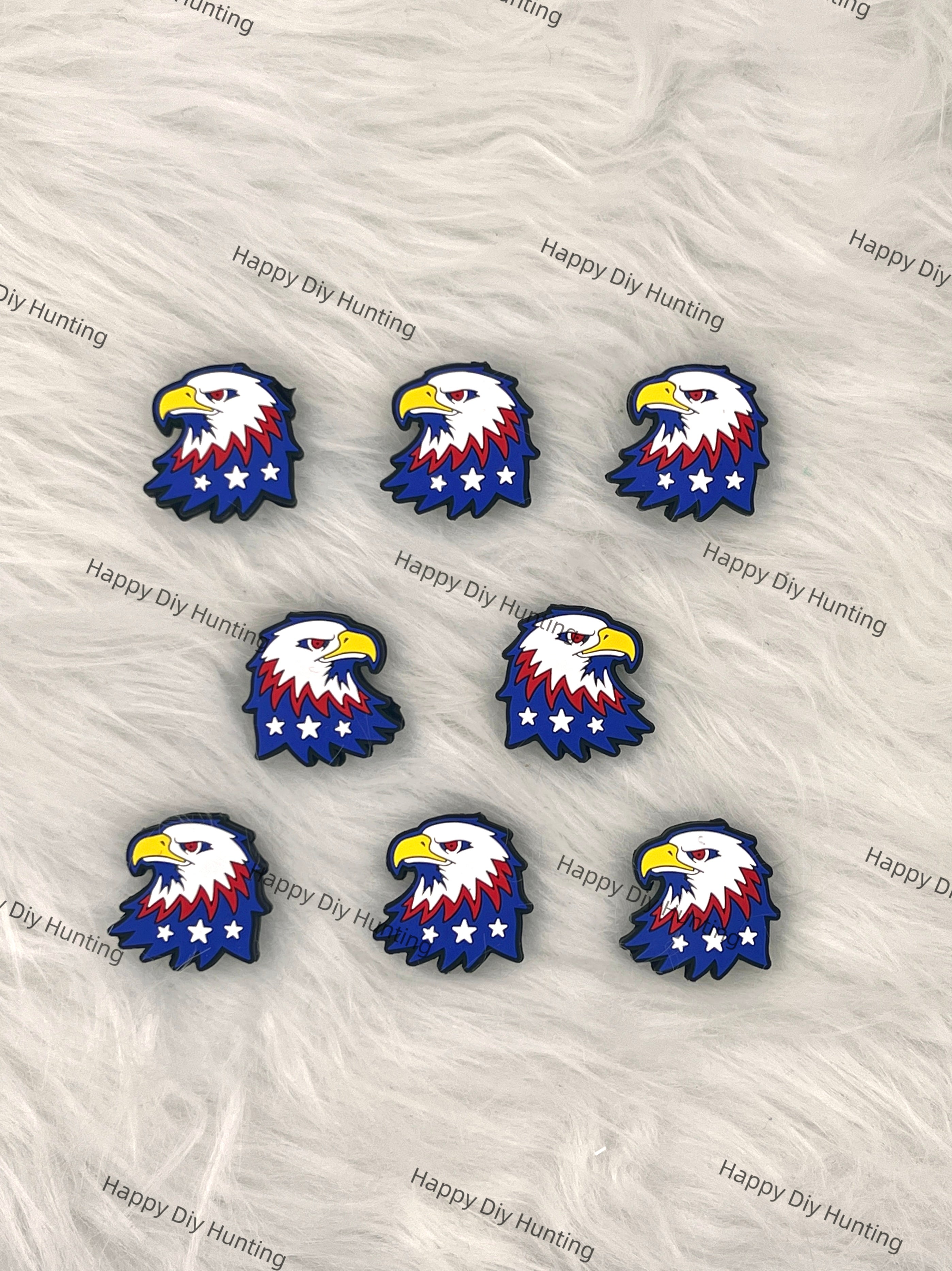 America Eagle Silicone Focal Beads Wholesale, Silicone focal beads for pens