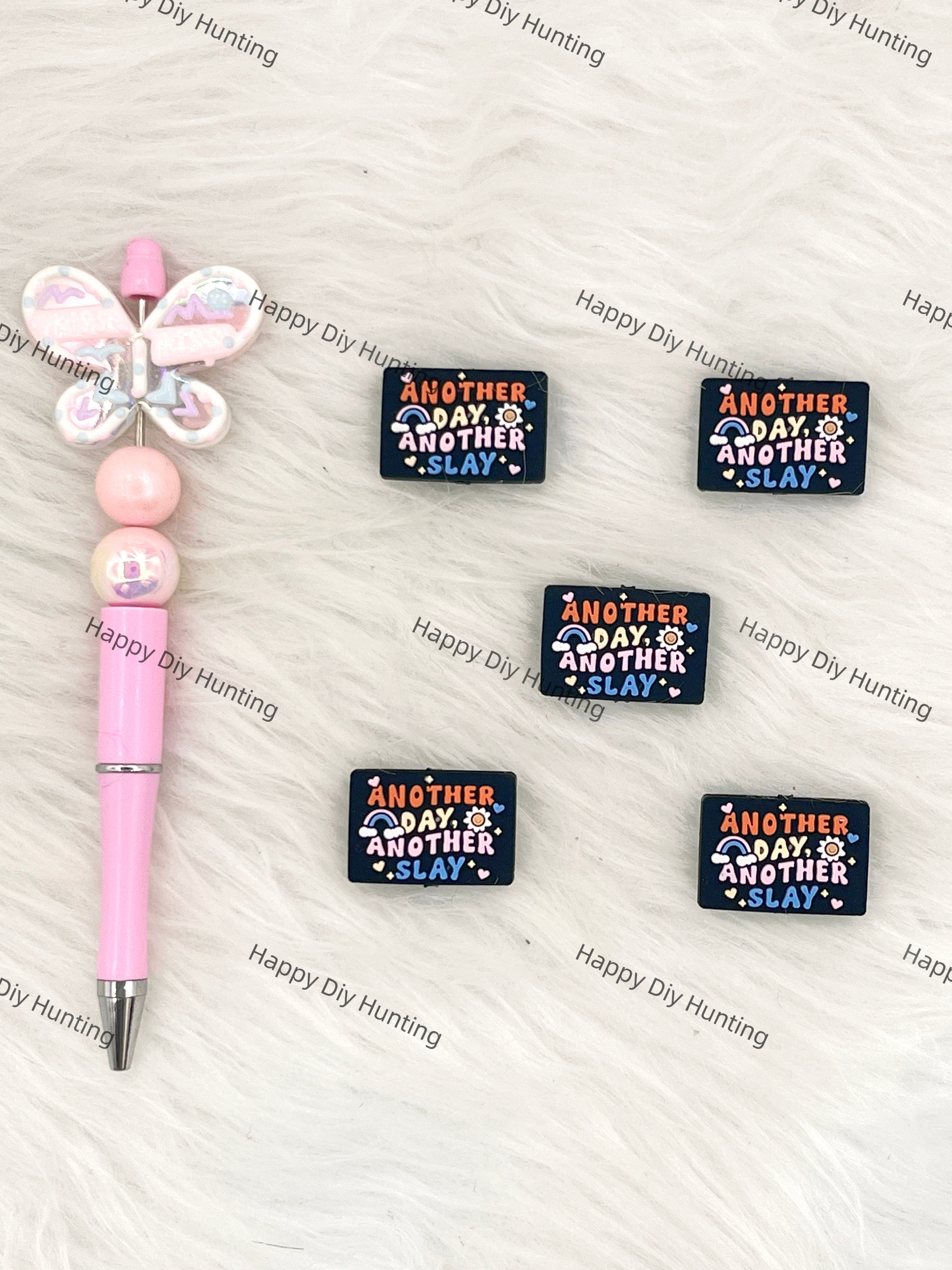 Another Day, Another Slay Silicone Focal Beads Wholesale, silicone focal beads for pens