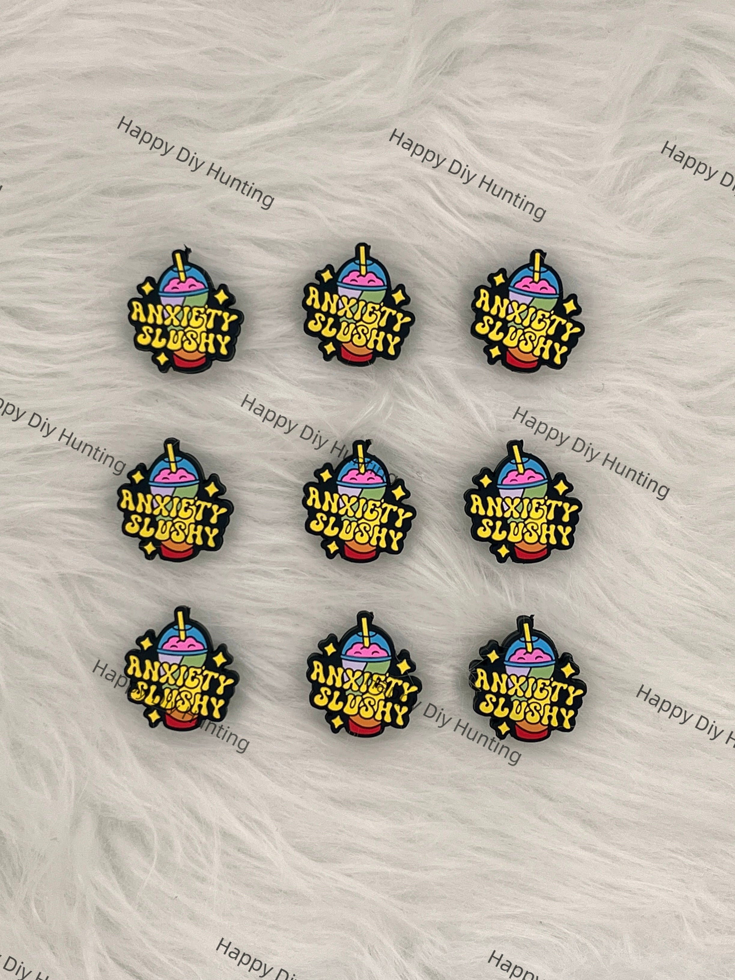 Anxiety Slushy Silicone Focal Beads