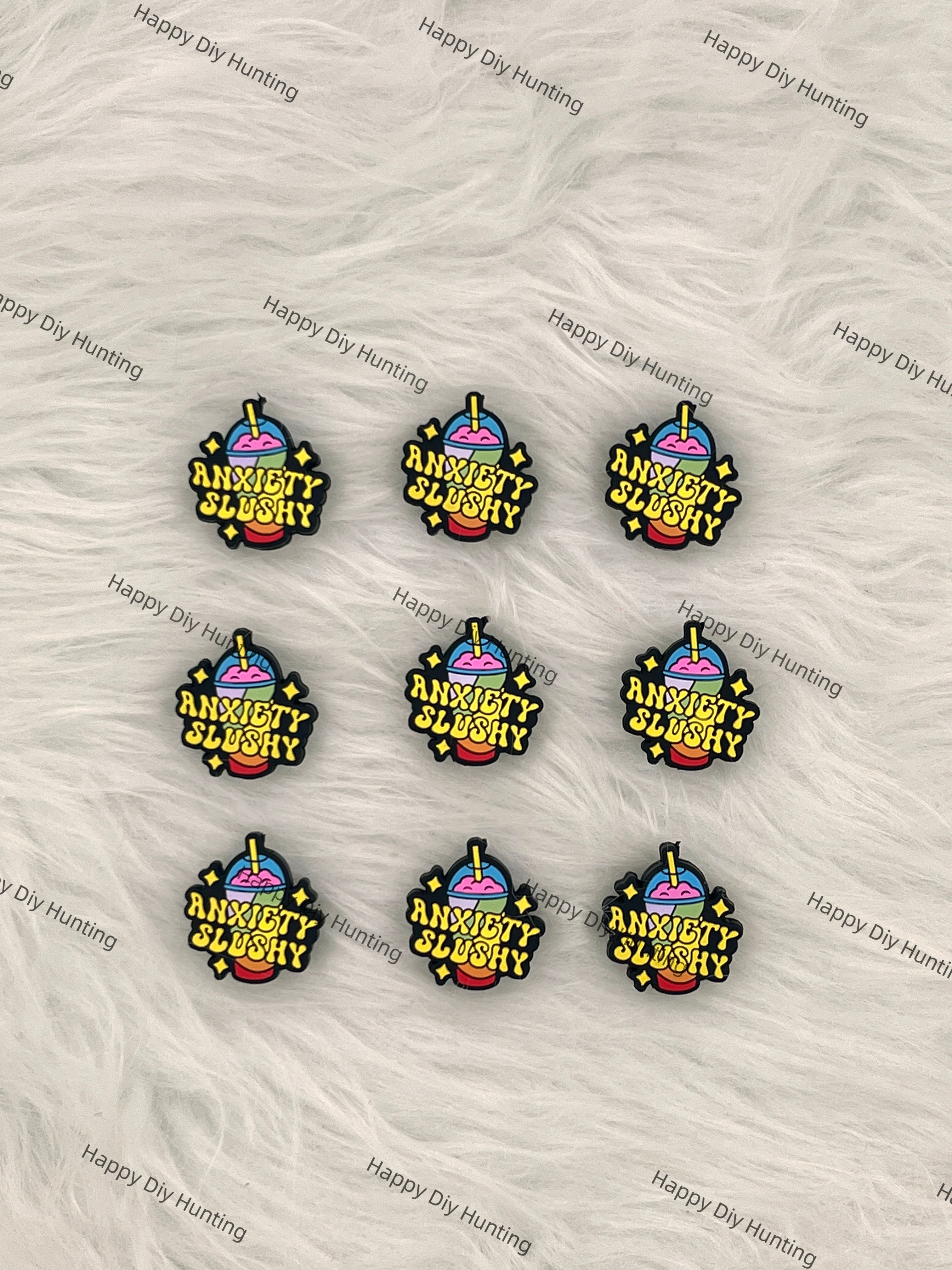 Anxiety Slushy Silicone Focal Beads
