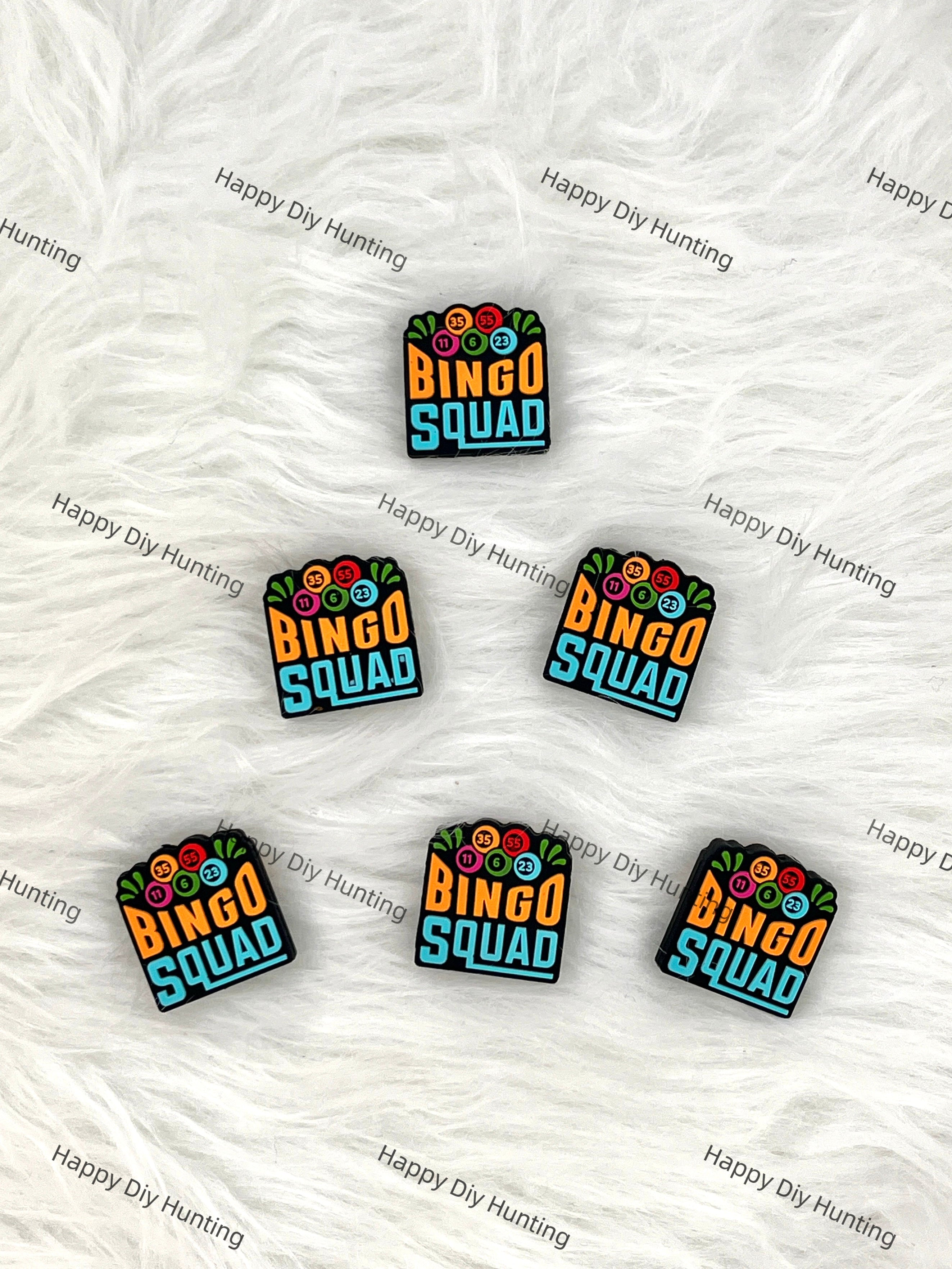 Bingo Squad Silicone Focal Bead