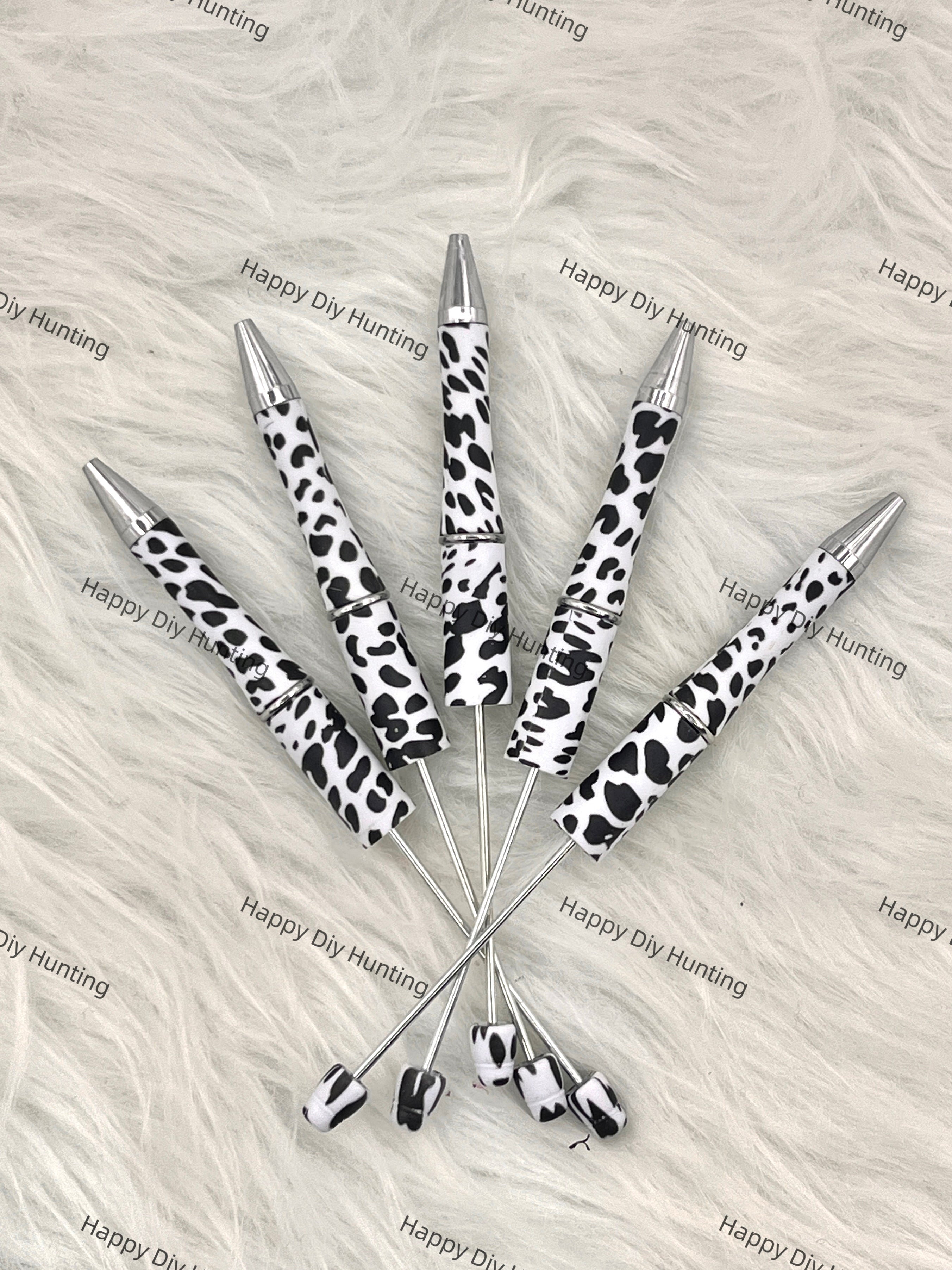 Black And White Spots Beadable pens bulk