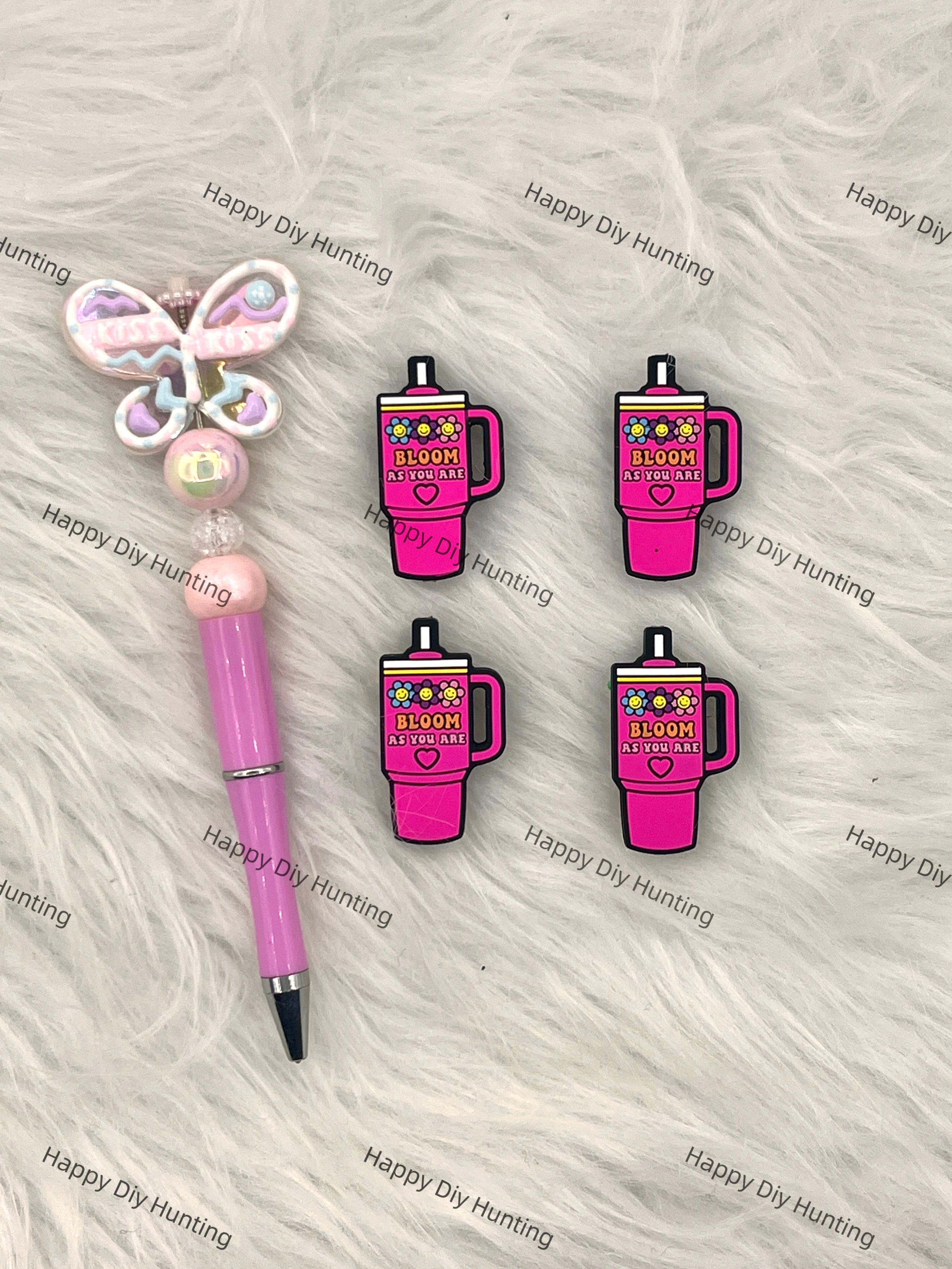 Bloom As You Are Silicone Focal Beads wholesale, Silicone focal beads for pens