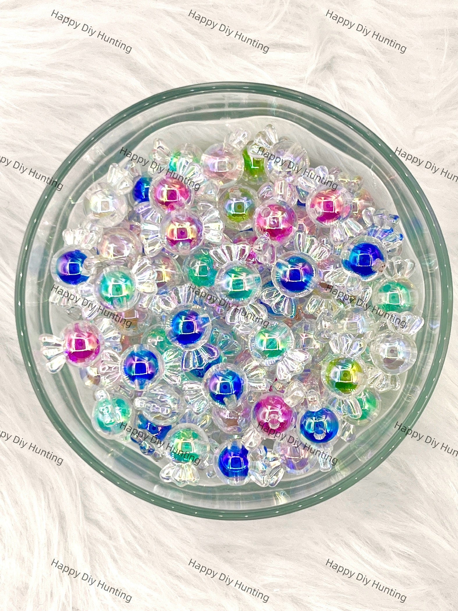 11mm *12mm Crystal Candy Shape Acrylic Beads wholesale