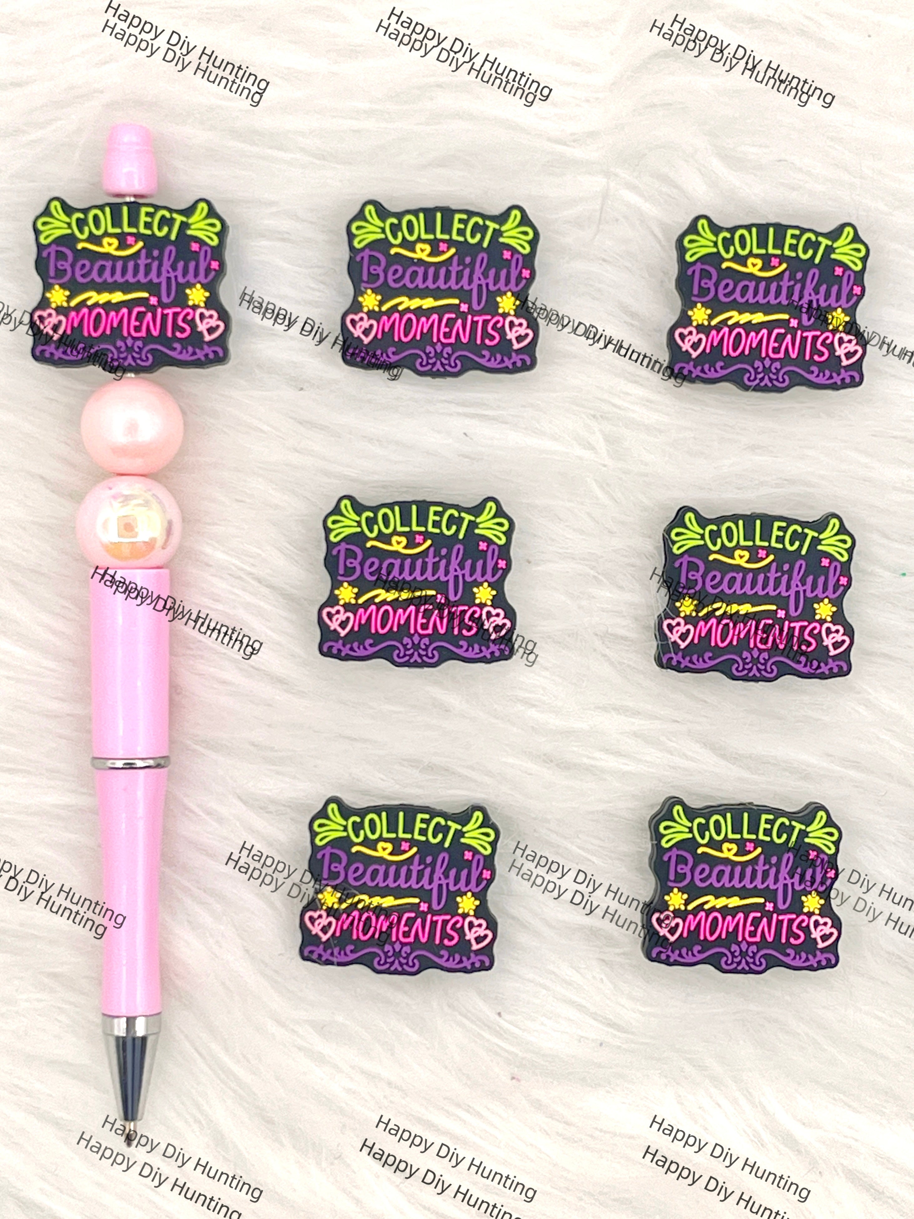 Collect Beautiful Moments Silicone Focal Beads Wholesale, silicone focal beads for pens