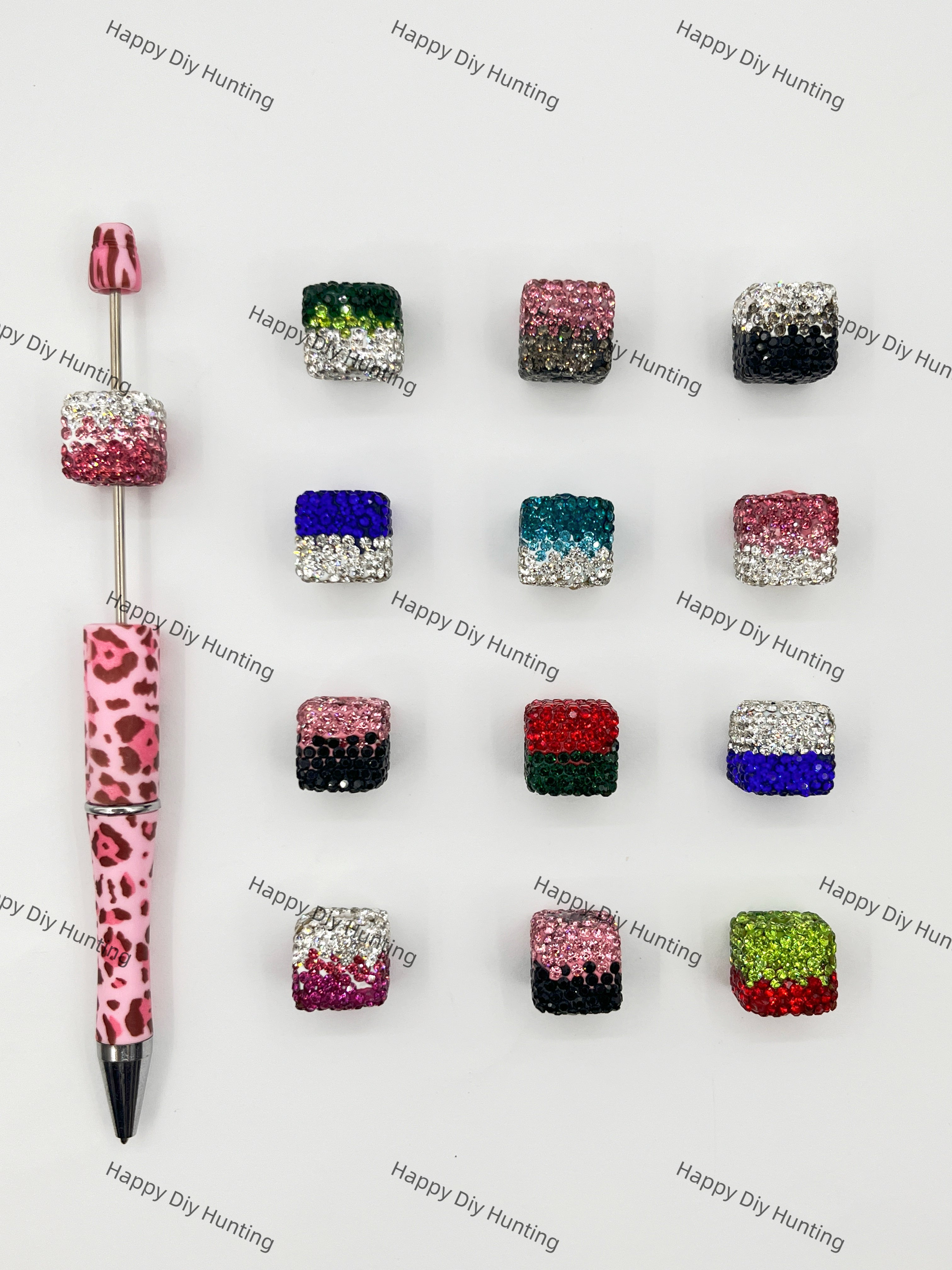 Cube Rhinestone  Beads