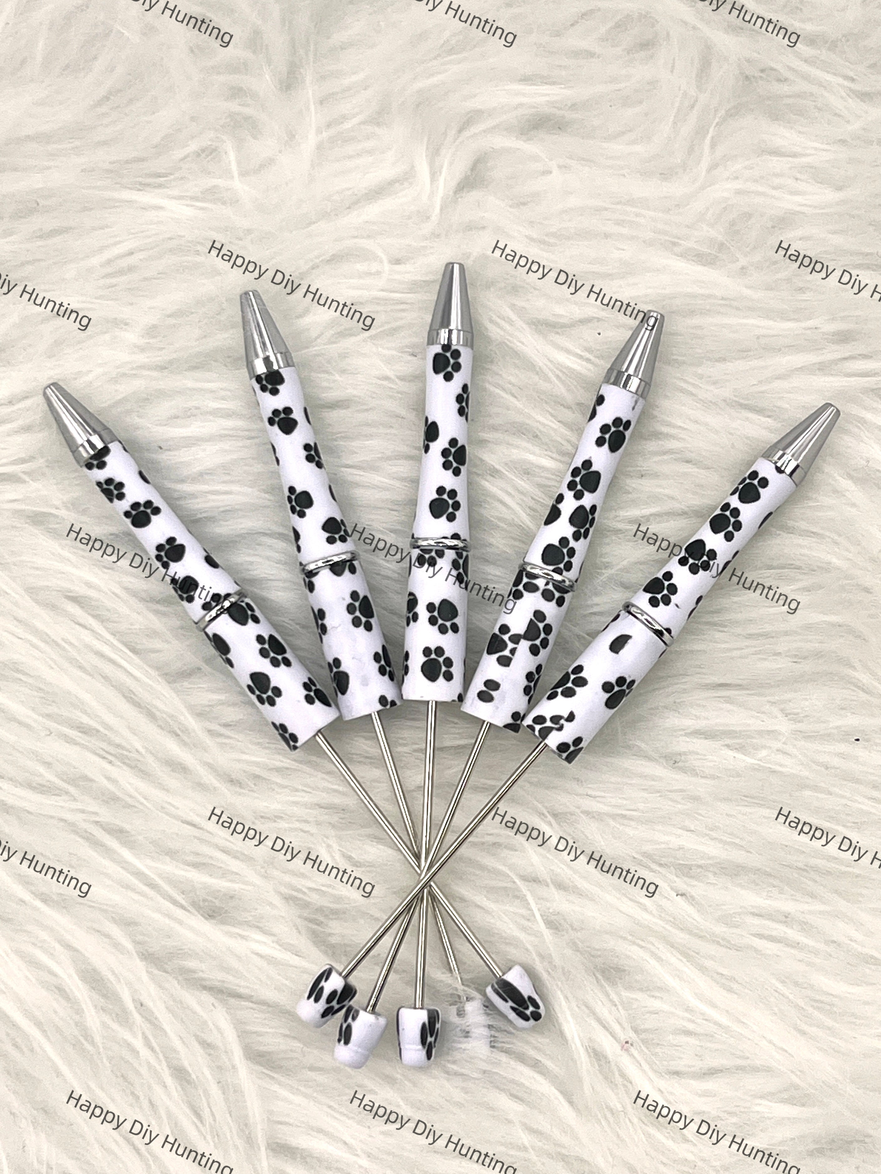 Cute Dog Paws Beadable pens bulk