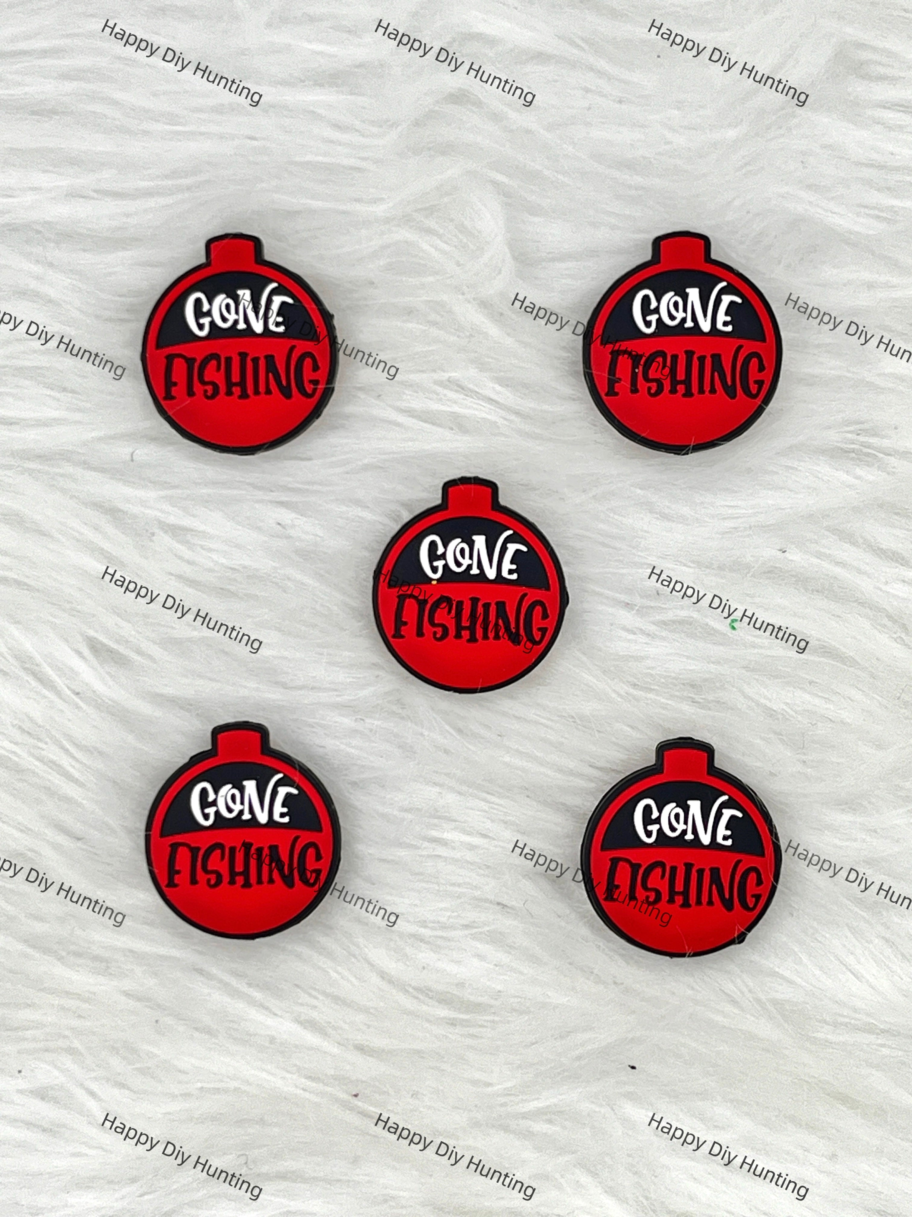 Gone Fishing Silicone Focal Beads Wholesale, silicone focal beads for pens