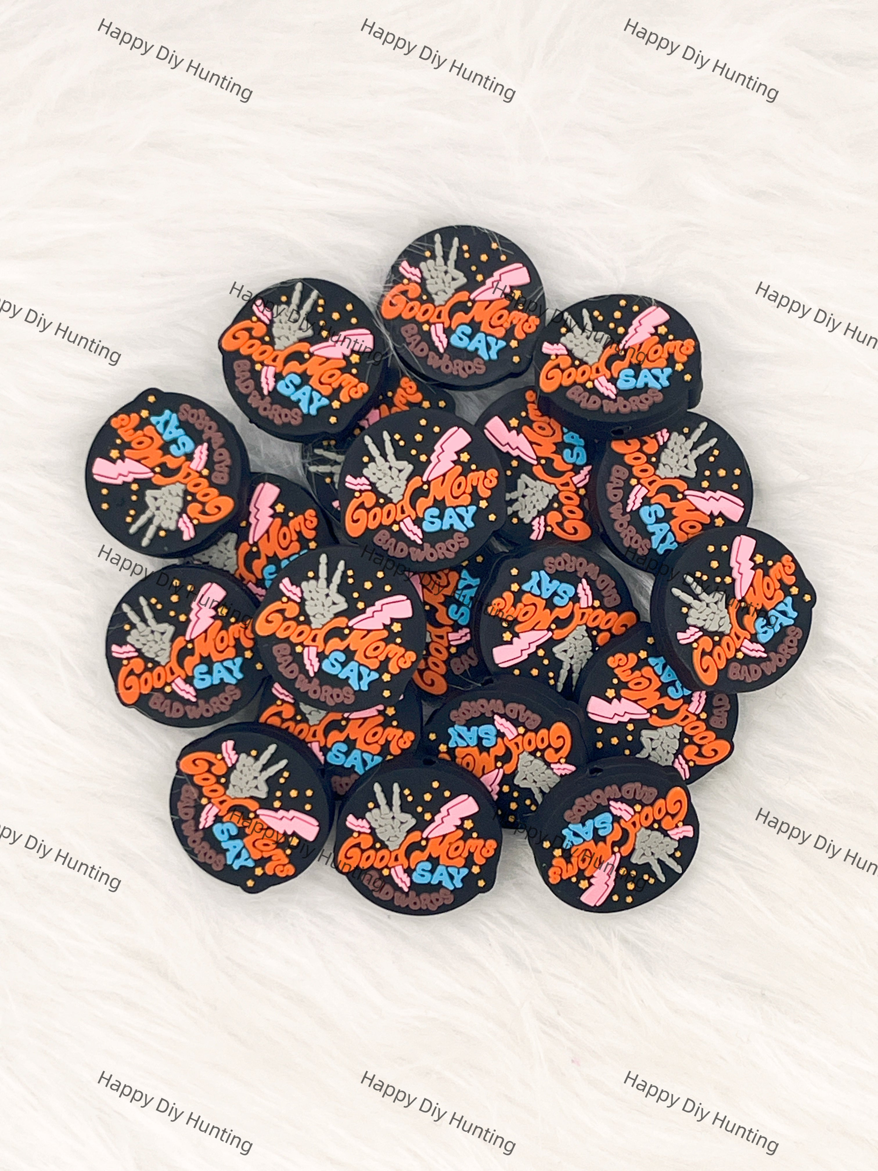 Good Moms Say Bad Words Silicone Focal Beads Wholesale, silicone focal beads for pens