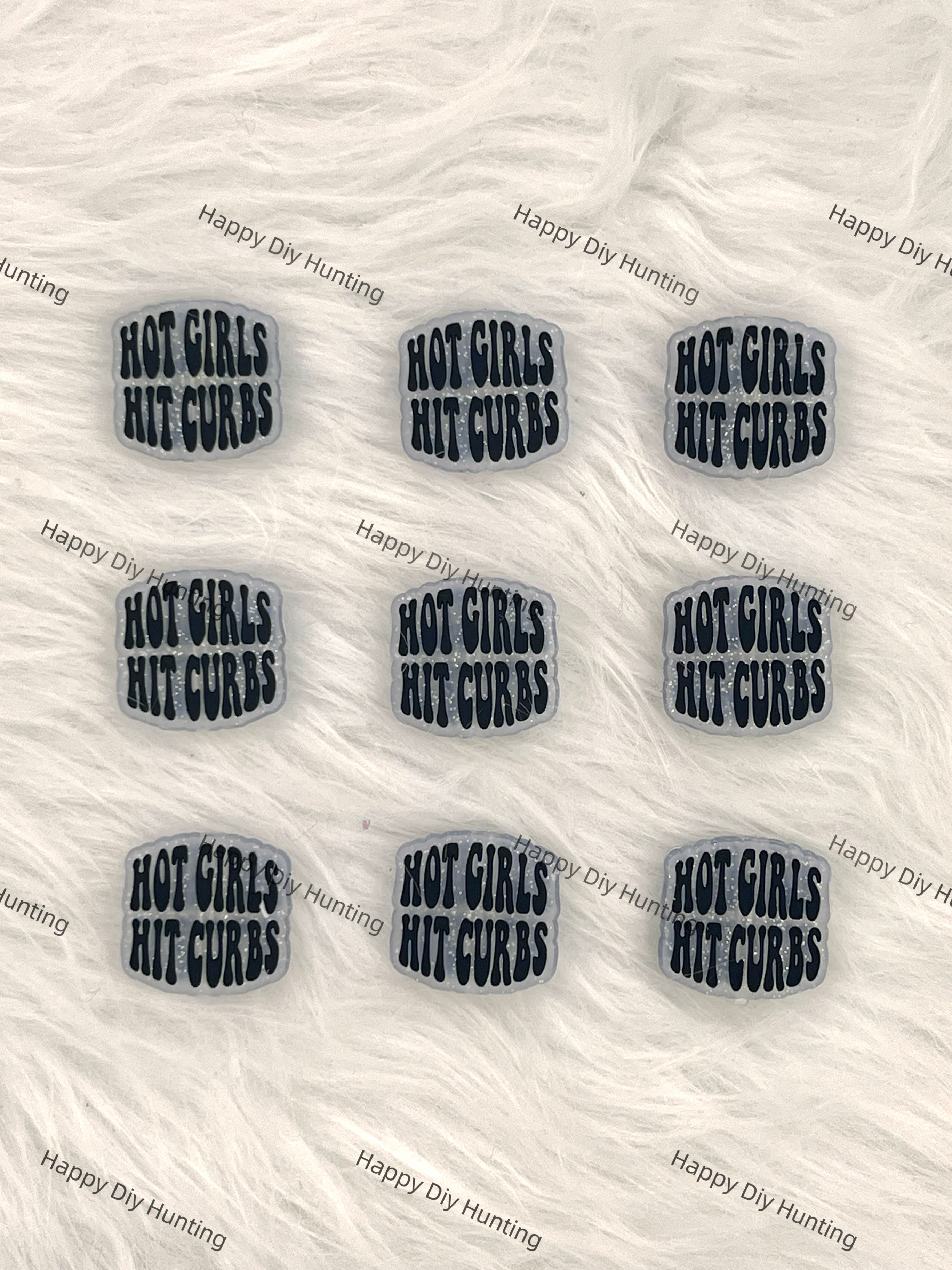 Hot Girls Hit Curbs Silicone Focal Bead