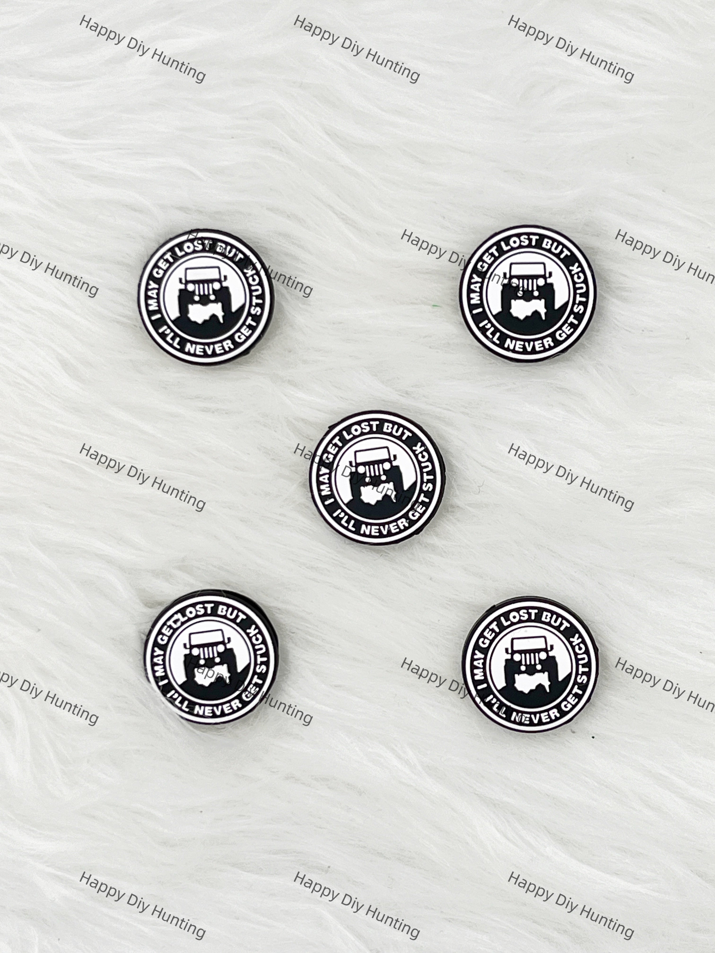 I May Get Lost But I'll Never Get Stuck Silicone Focal Beads Wholesale, silicone focal beads for pens