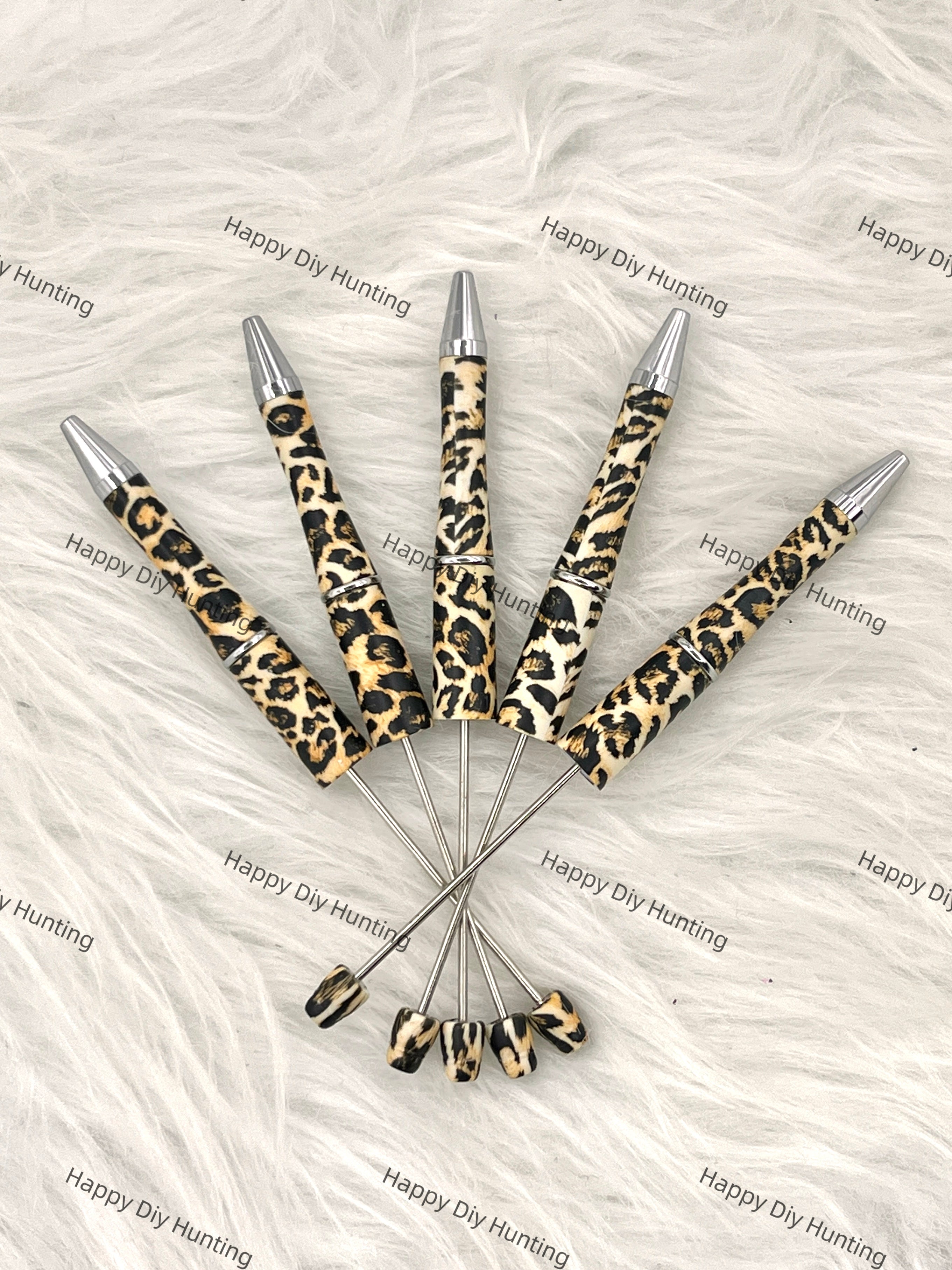 Leopard Print Beadable pens bulk