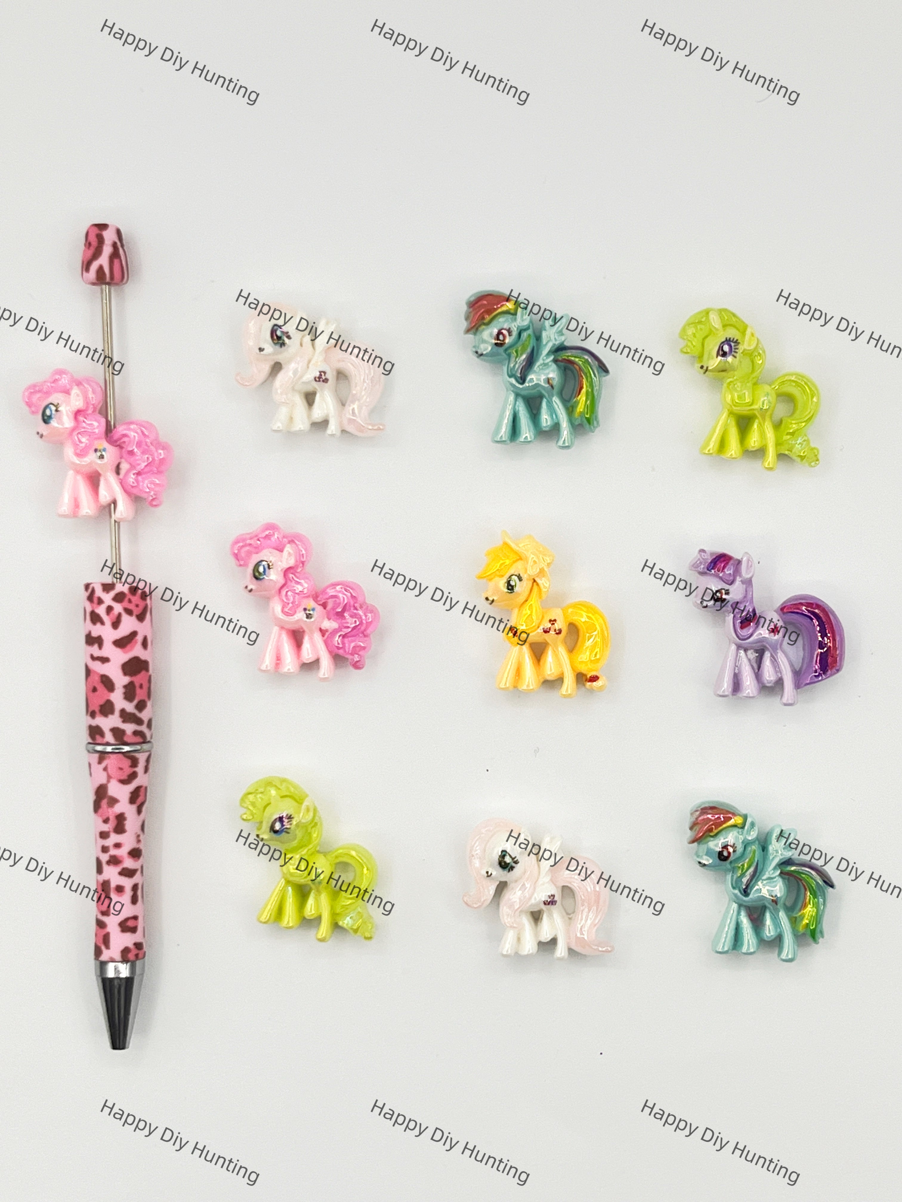 Little Pony Acrylic Beads DIY Charms