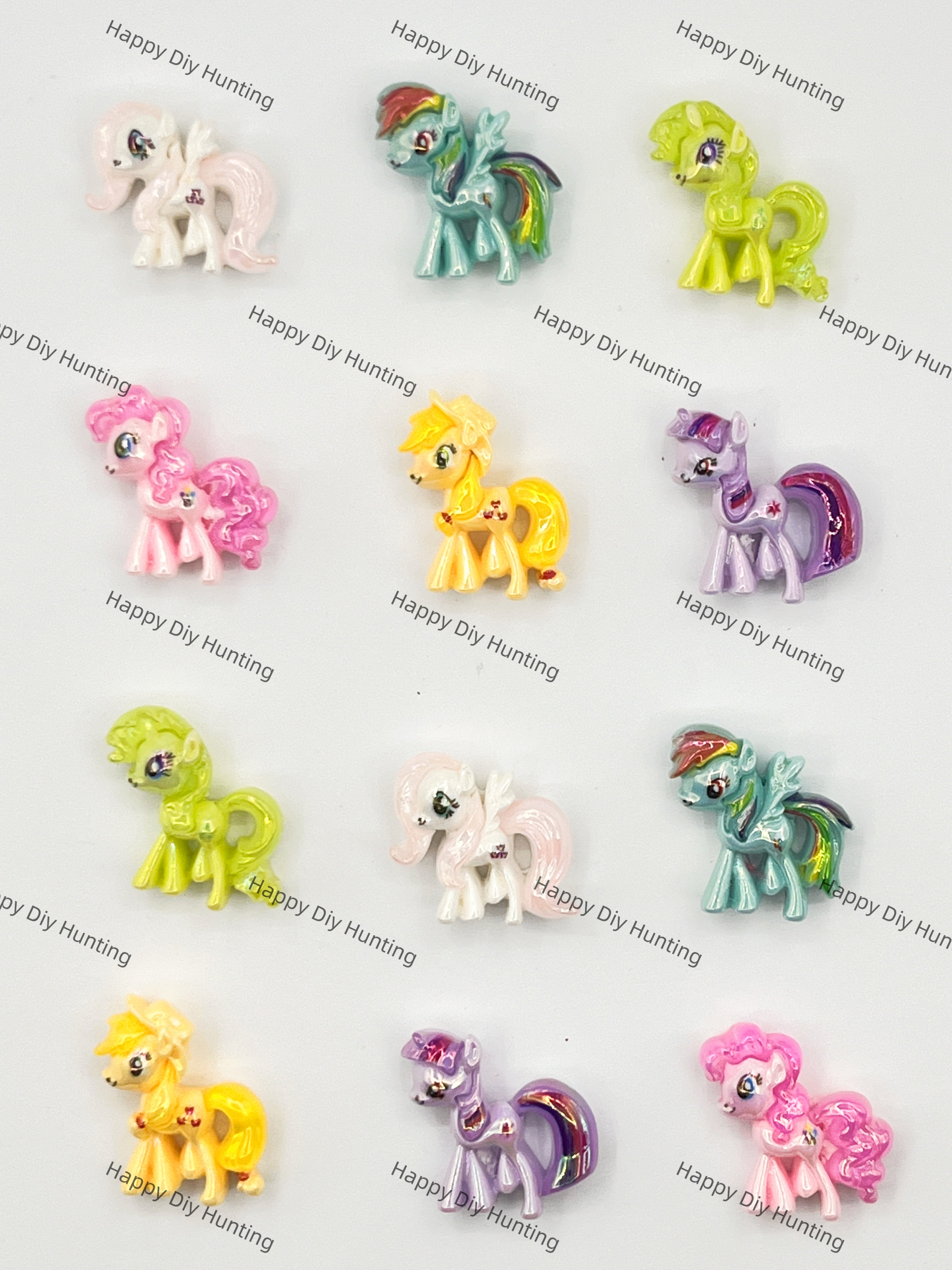 Little Pony Acrylic Beads DIY Charms