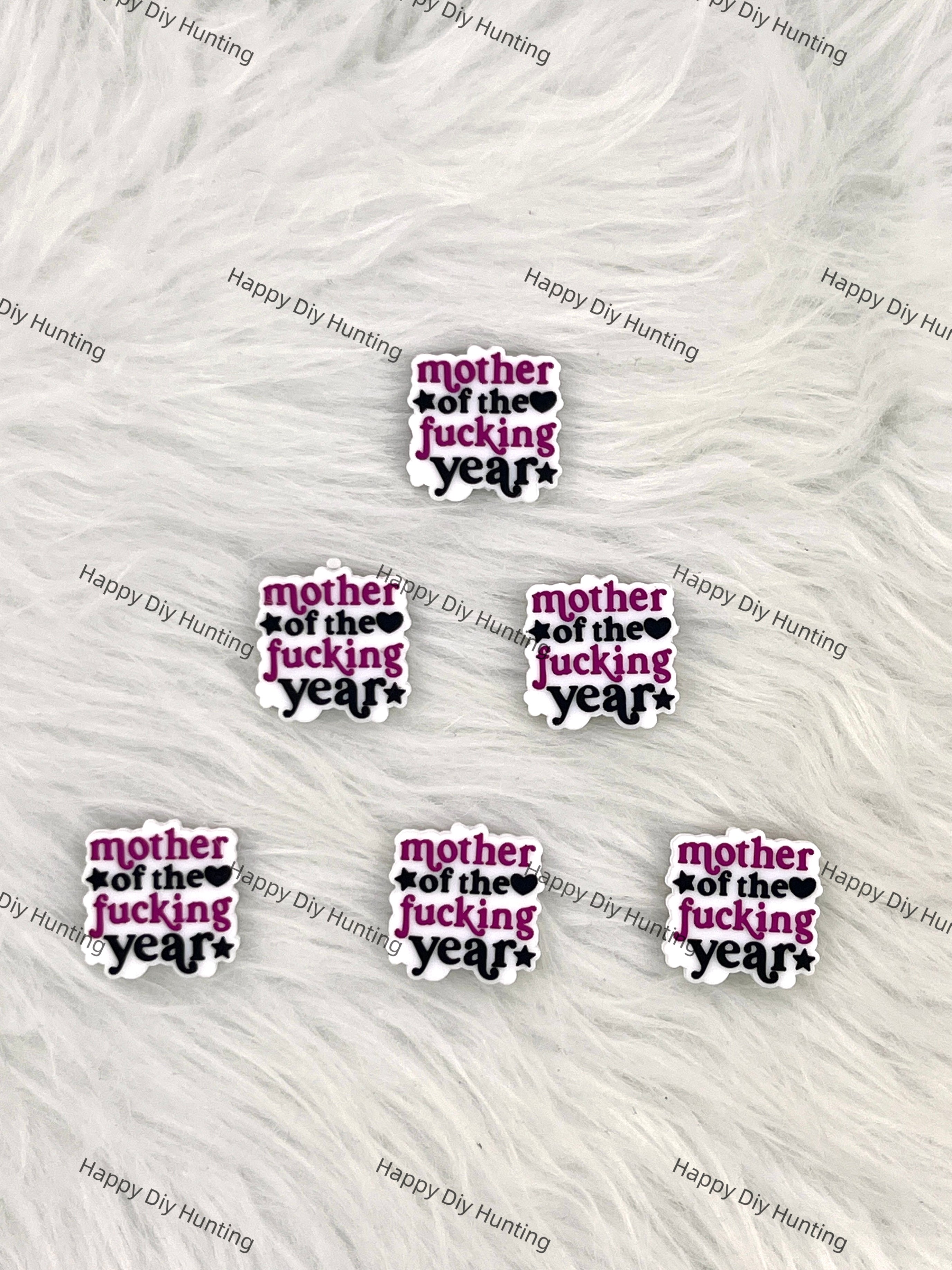 Mother Of The F*cking Year Silicone Focal Beads