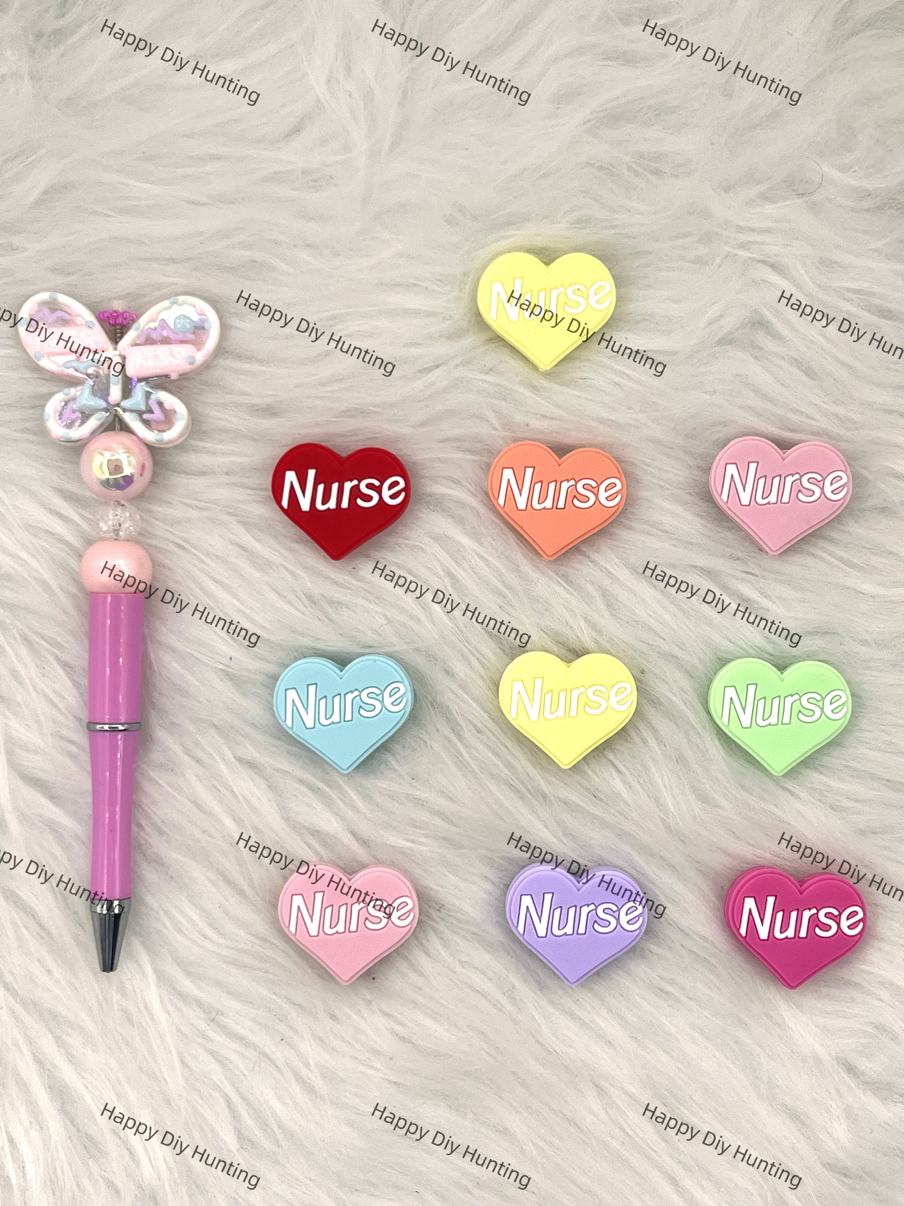 Nurse Silicone Focal Beads Wholesale, silicone focal beads for pens