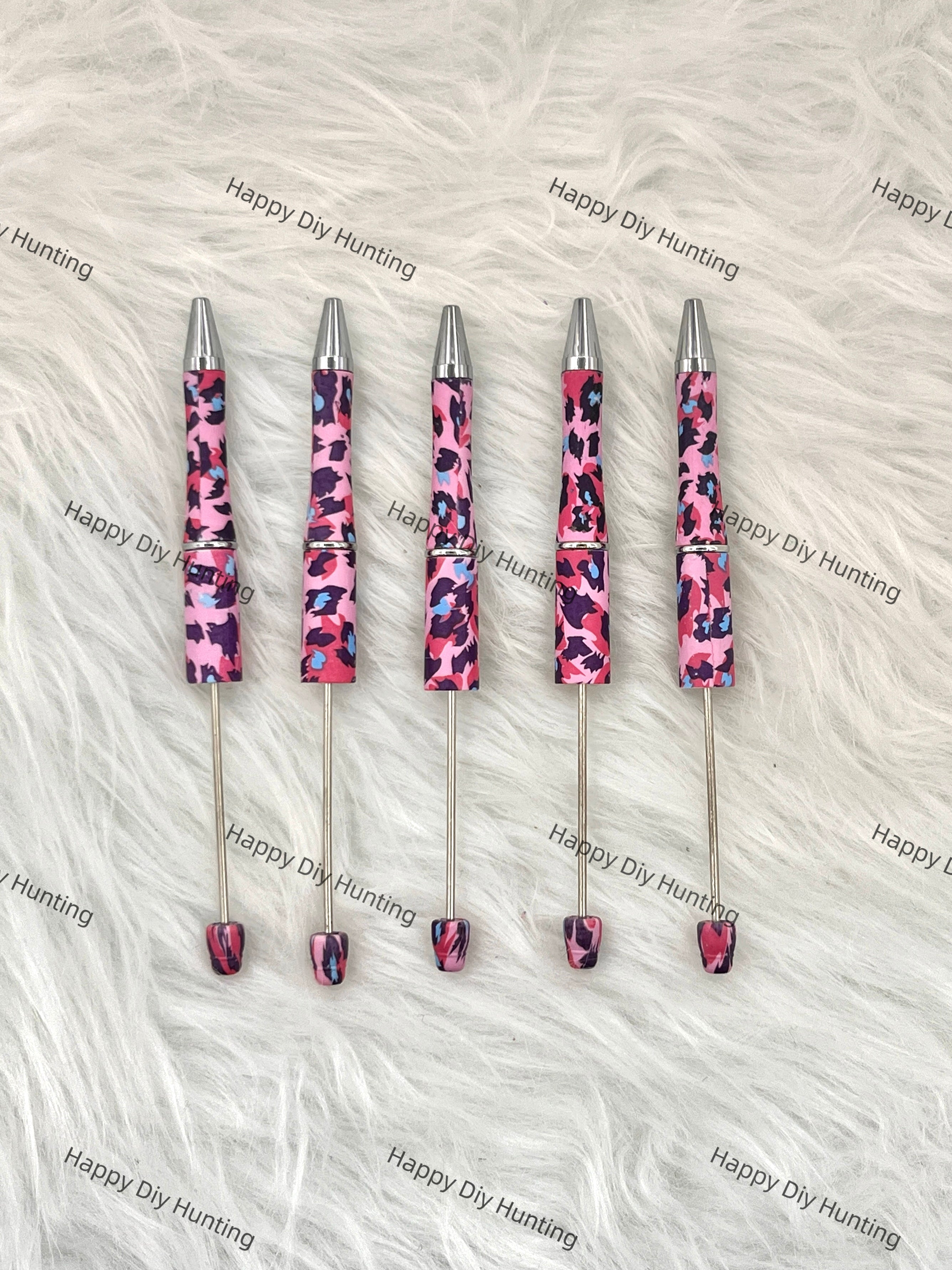 Pink Beadable pens bulk