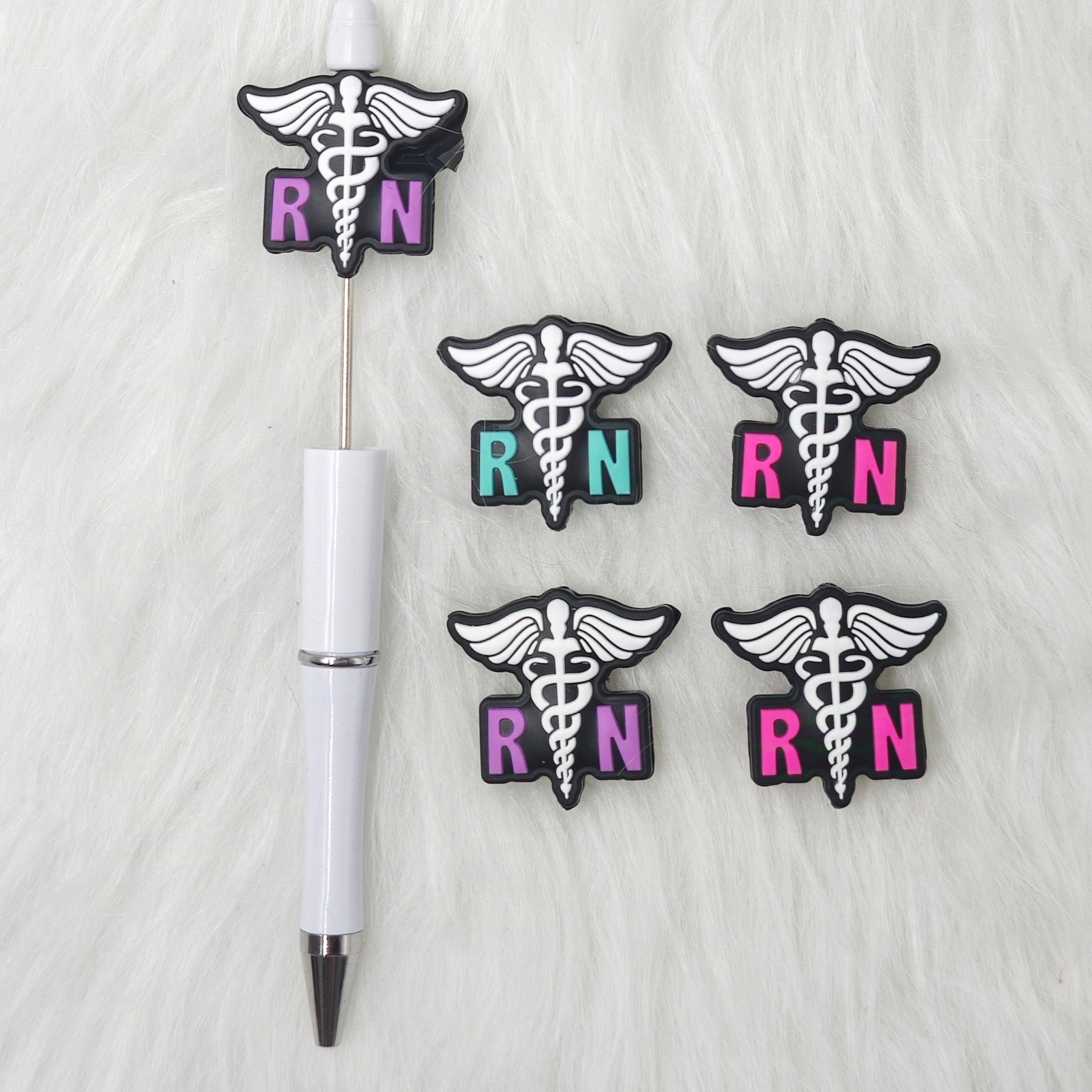 RN Silicone Focal Beads Nurse Focal Beads