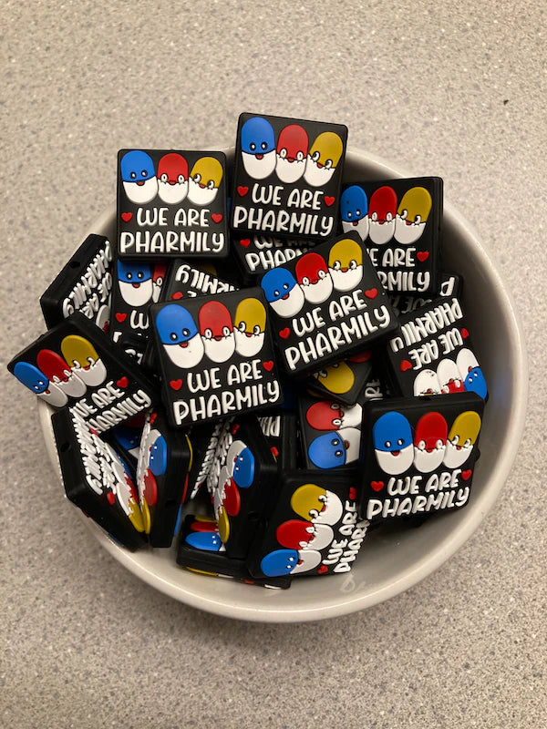 We are Pharmily Silicone Focal Beads Nurse Focal Beads Funny Cartoon Focal Beads DIY Accessories
