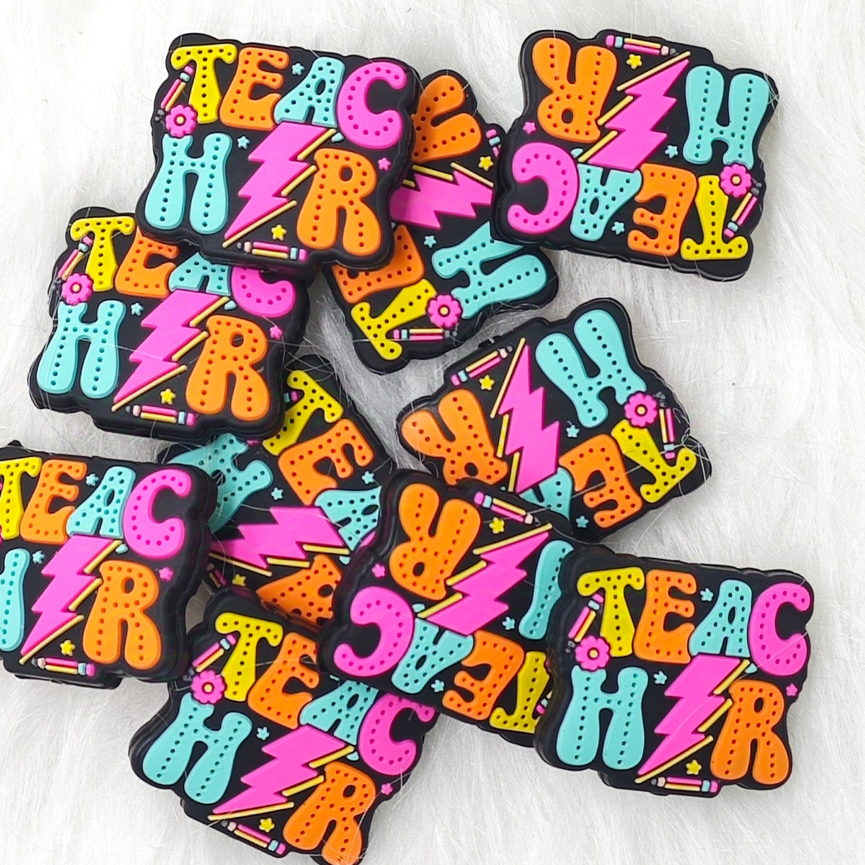 Teacher Silicone Focal Beads